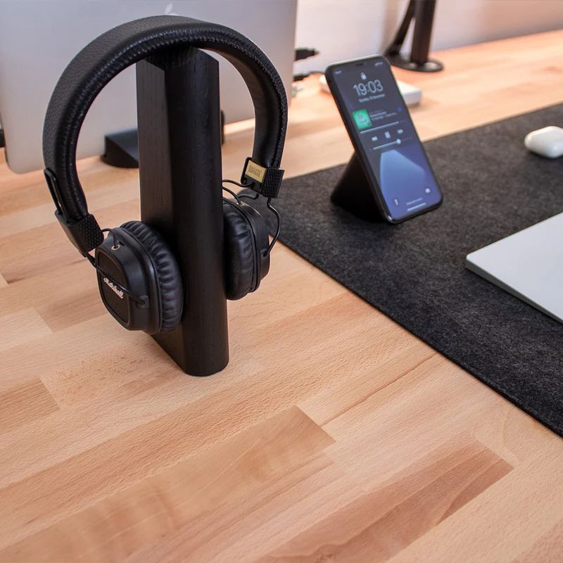 Mallo Slim Headphones Stand · Black