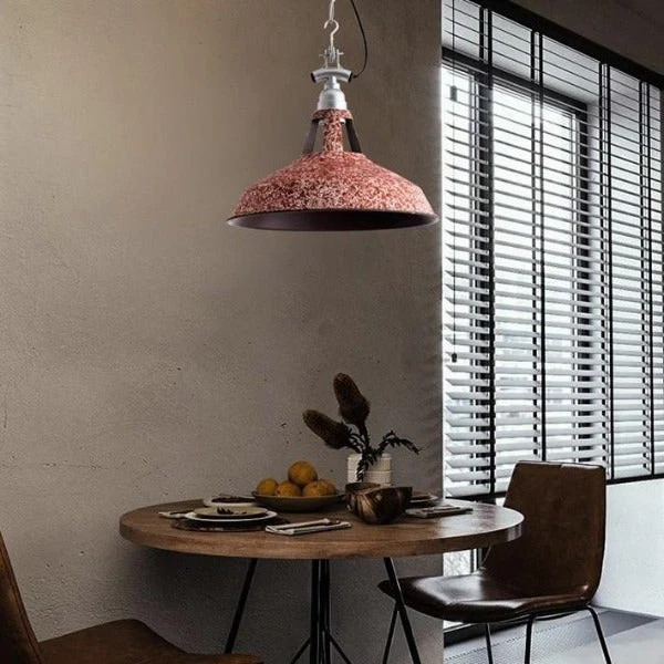 Suspension Industrielle Rose