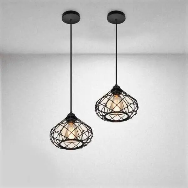 Suspension Industrielle Salon