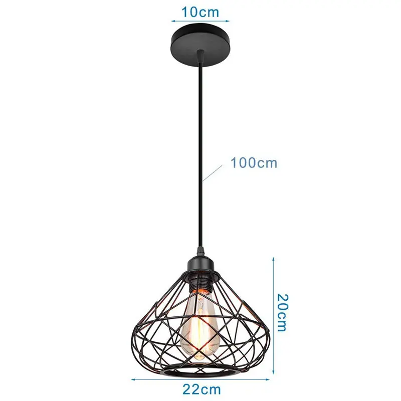 Suspension Industrielle Salon