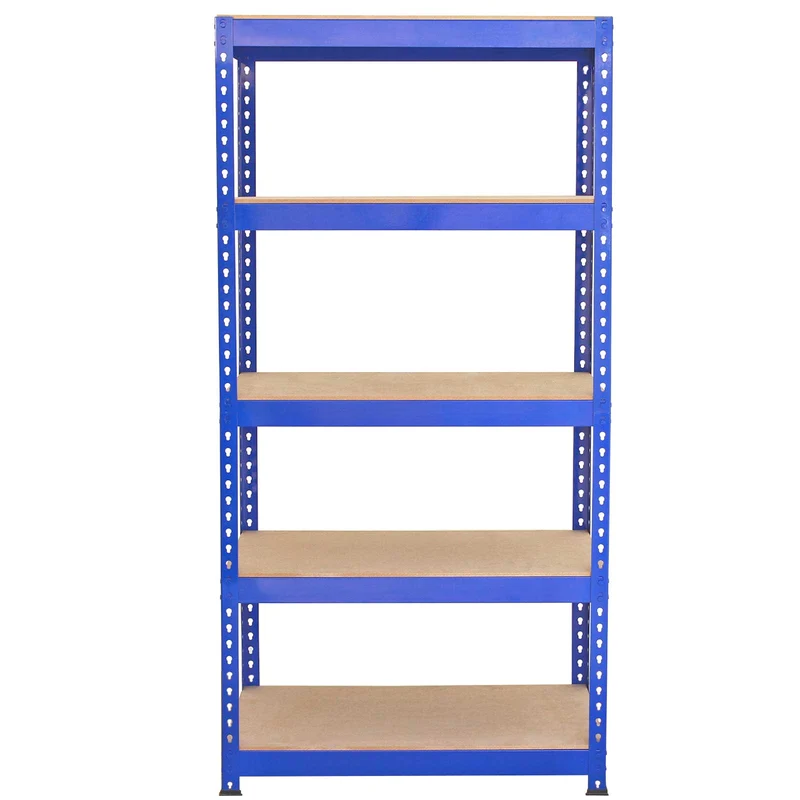 Monster Racking - Lot de 3 Rayonnages Q-Rax en Acier Bleu 120cm, 2 Rayonnages Q-Rax 90cm & Maillet