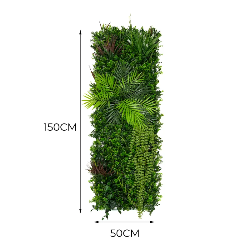 2 Panneaux Muraux Végétal Artificiel 50 x 150 cm l Alina