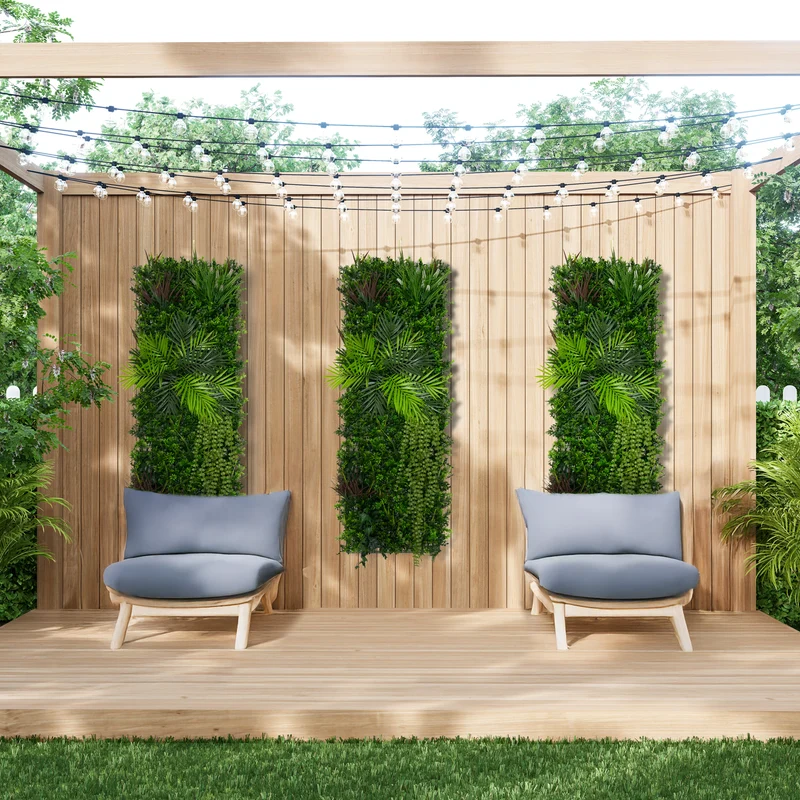 Panneau Mural Végétal Artificiel 50 x 150 cm l Alina