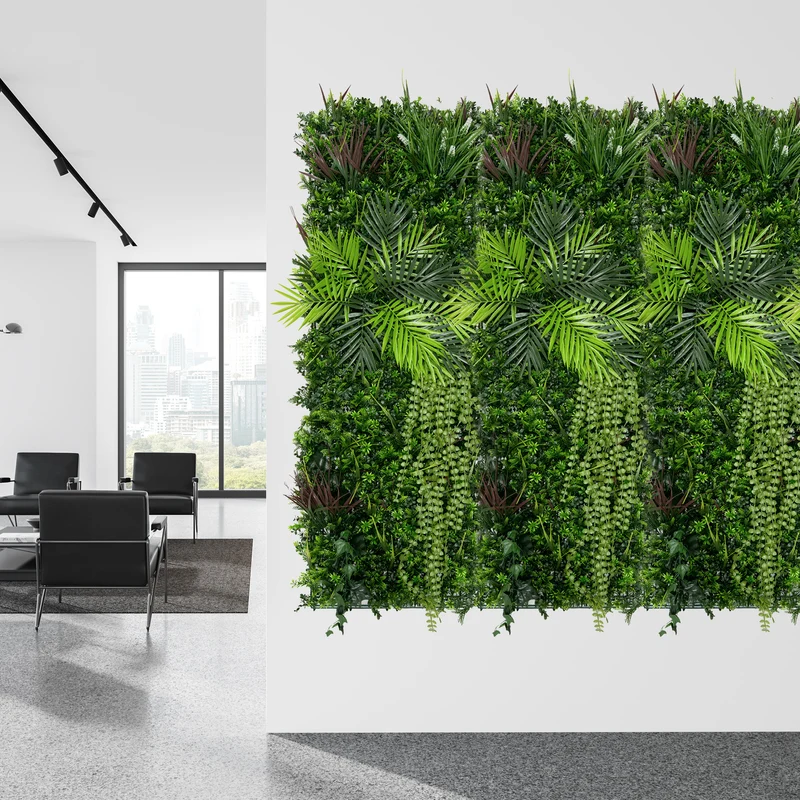 Panneau Mural Végétal Artificiel 50 x 150 cm l Alina