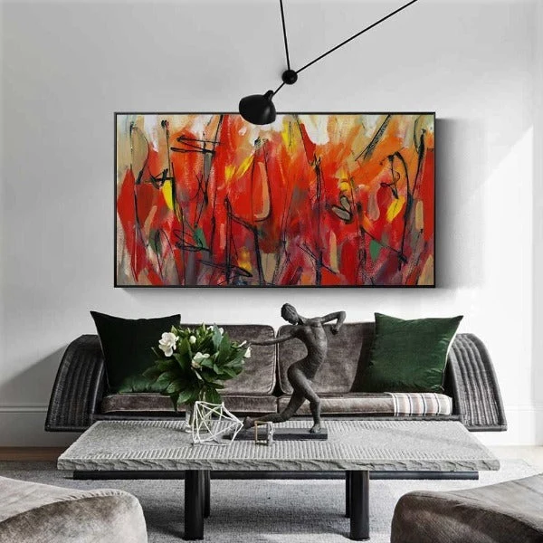 Tableau Industriel Décoration Abstraite