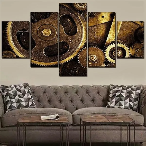 Tableau Industriel Engrenages Rotatifs