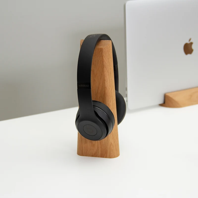 Mallo Slim Headphones Stand · Oak