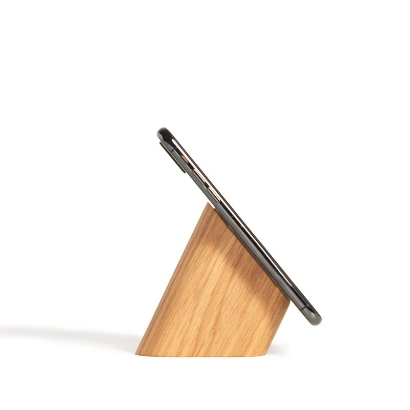 Risco Floating Smartphone Stand · Oak