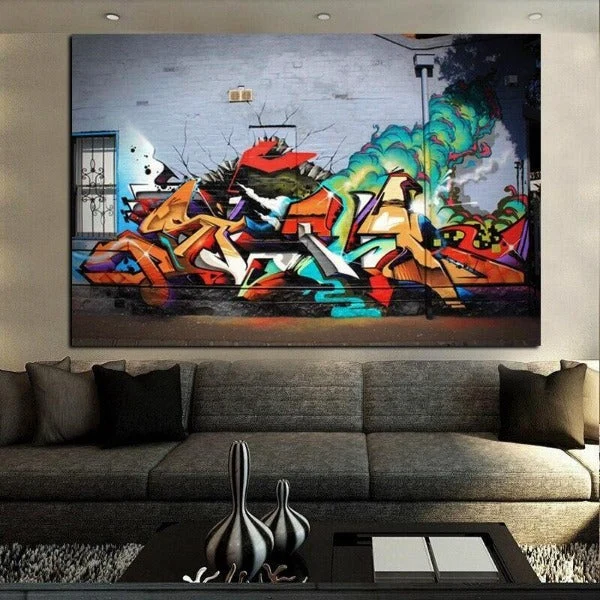 Tableau Industriel Rue Colorée