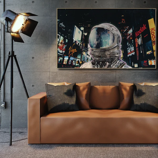 Tableau Industriel Astronaute