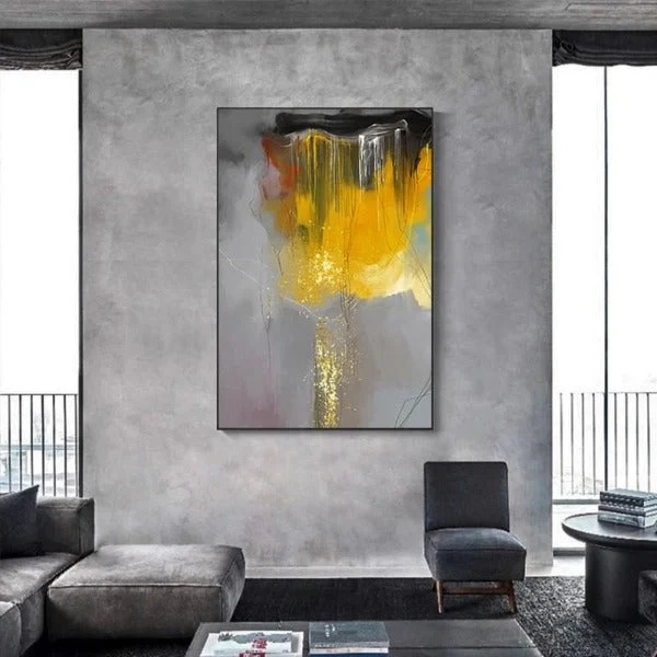 Tableau Industriel Dégradé Contemporain