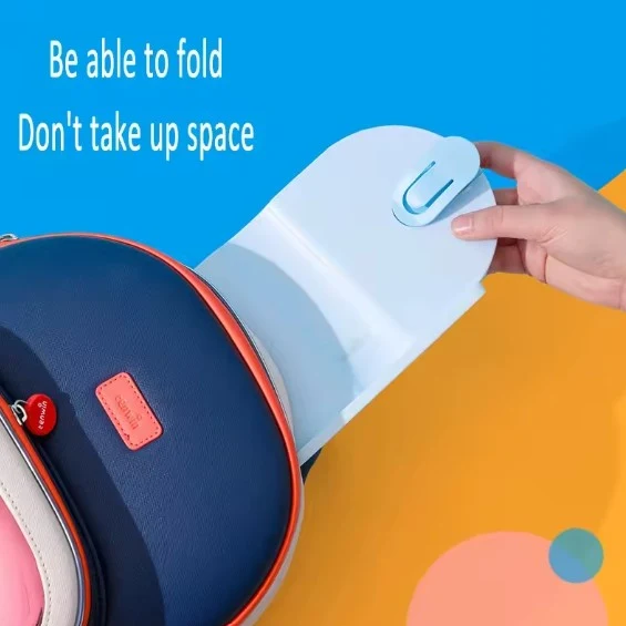 Porte livre en plastique bleu