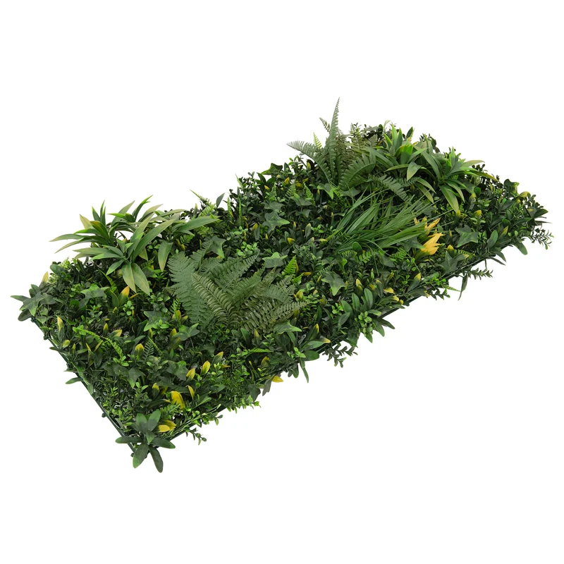 Panneau Mural Végétal Artificiel - 50 cm x 100 cm (1 pc)