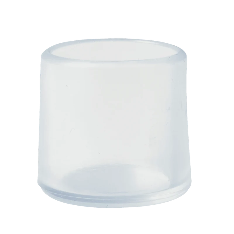 PLASTIC SOCK D18 MM TRANSPARENT, 4 PIECES