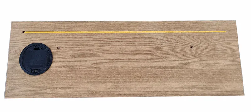 Zynix Floating Wall Shelf 60cm wide, LED Light, Yellow Oak