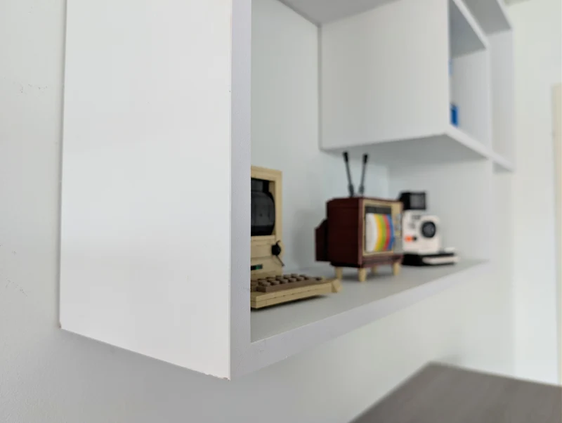 Zynix Interlocking Cube Wall Shelf | Modern Space-Saving Design