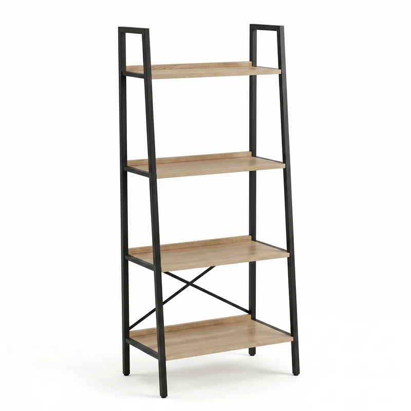 Zynix 4-Tier Standing Ladder Shelf