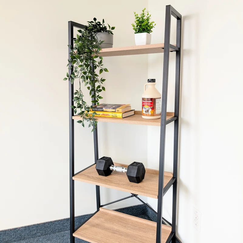 Zynix 4-Tier Standing Ladder Shelf