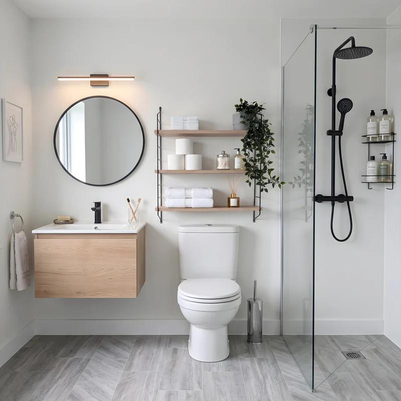 Zynix 3-Tier Wall-Mounted Shelf | Space-Saving Storage for Small Rooms