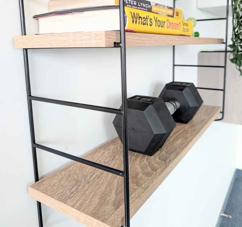 Zynix 3-Tier Wall-Mounted Shelf | Space-Saving Storage for Small Rooms