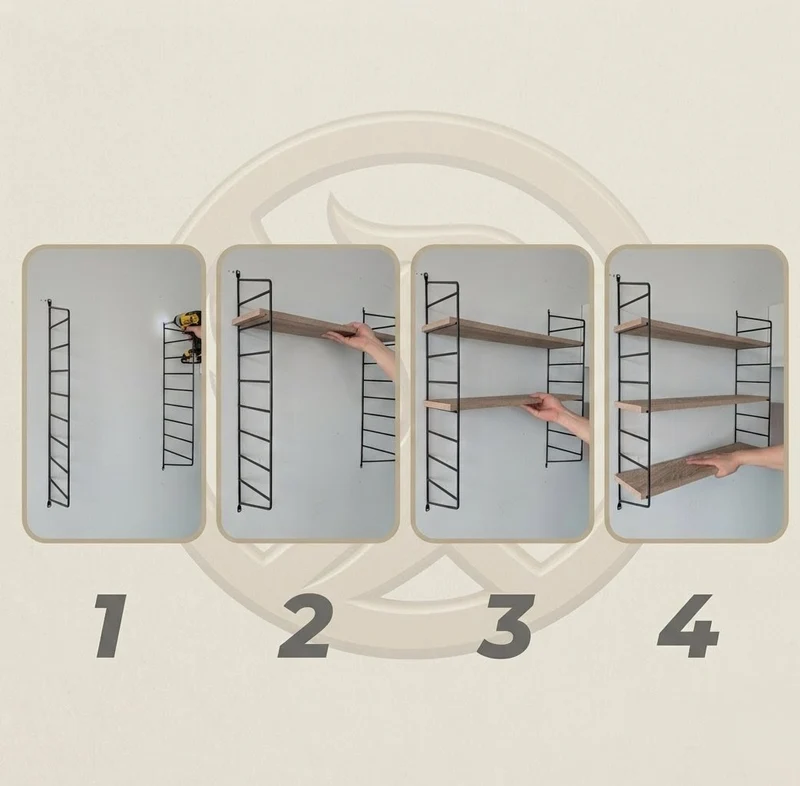 Zynix 3-Tier Wall-Mounted Shelf | Space-Saving Storage for Small Rooms