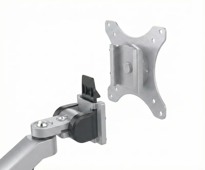 Zynix Single Monitor Arm, Gas Spring Adjustable (17”–36”)