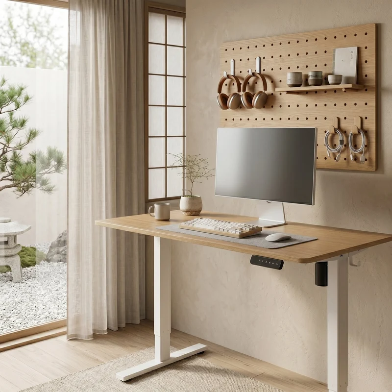 Zynix Electric Standing Desk | Height Adjustable 48” x 24”