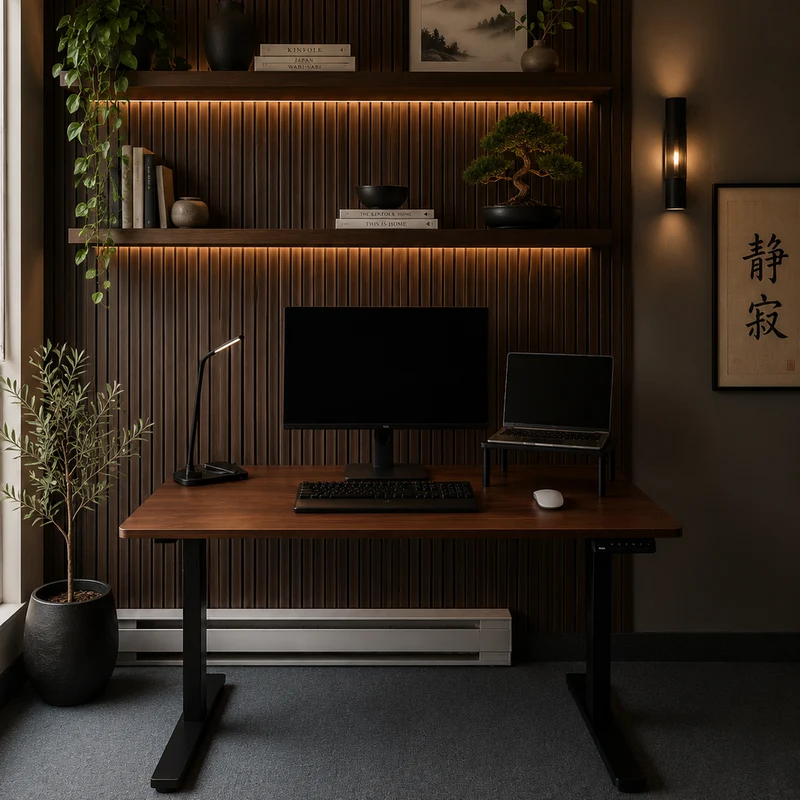 Zynix Electric Standing Desk | Height Adjustable 48” x 24”