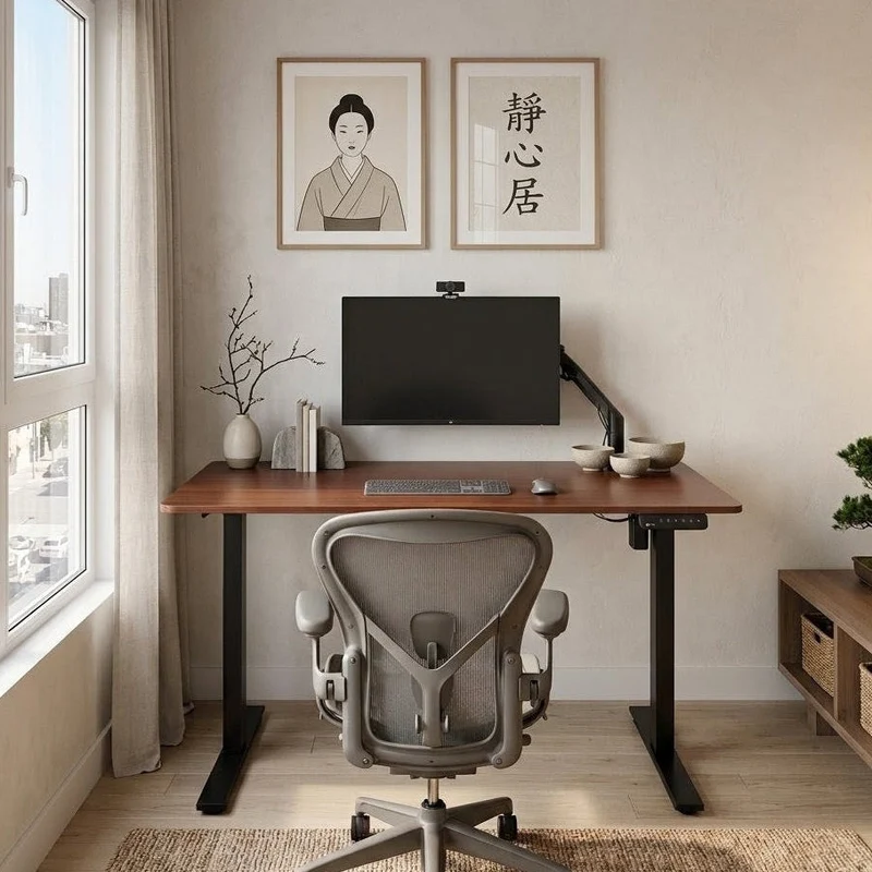 Zynix Electric Standing Desk | Height Adjustable 48” x 24”