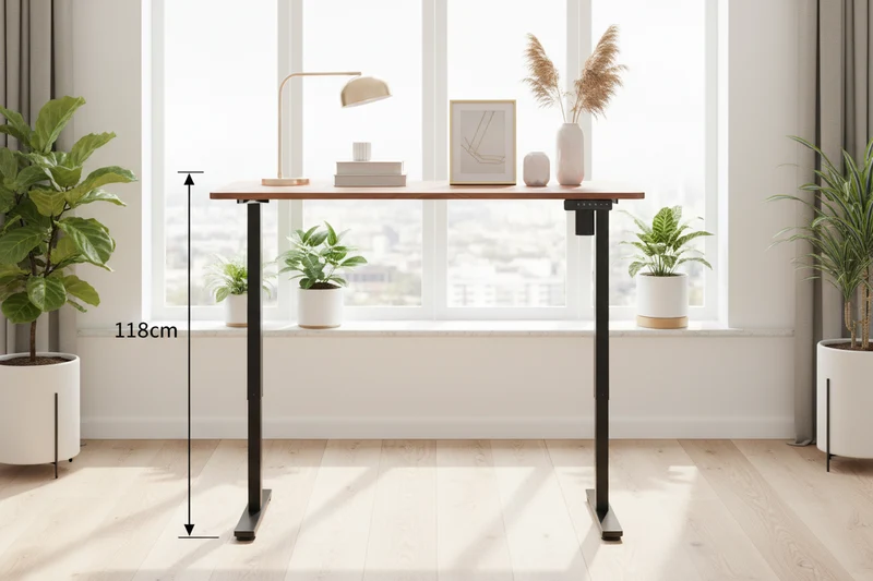 Zynix Electric Standing Desk | Height Adjustable 48” x 24”