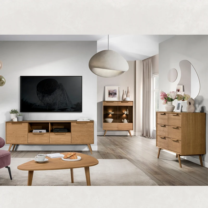 Table à manger extensible en chêne LEO 40 | LoftStory