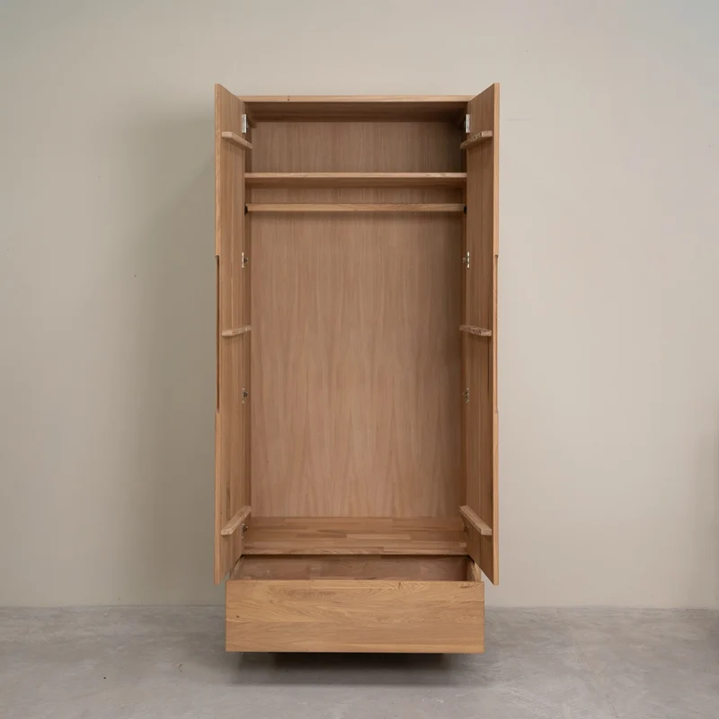 Armoire à 2 portes en bois massif Sweden | NordicStory