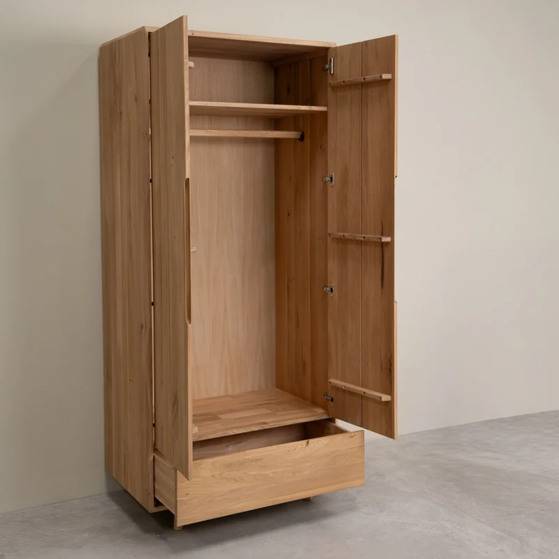 Armoire à 2 portes en bois massif Sweden | NordicStory