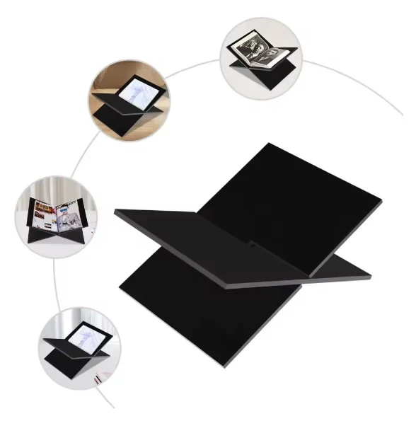 Porte livre de bureau forme X