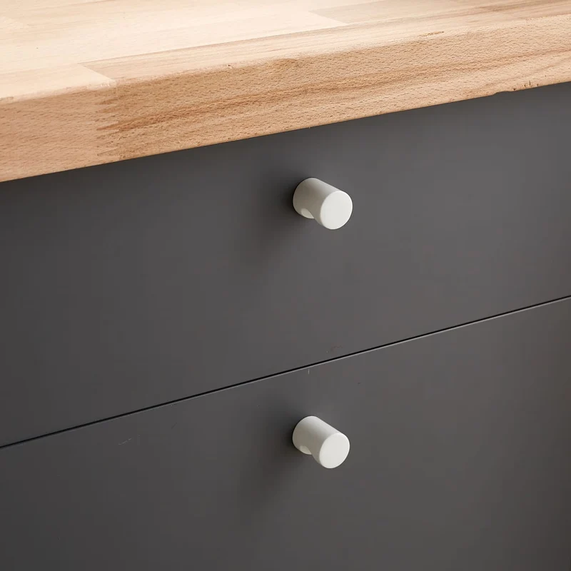 BULK KNOB SIMI 19.5MM MATT WHITE