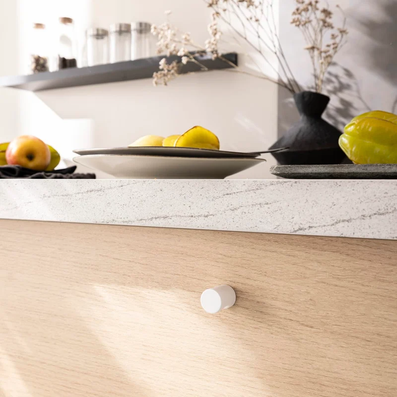 BULK KNOB SIMI 19.5MM MATT WHITE