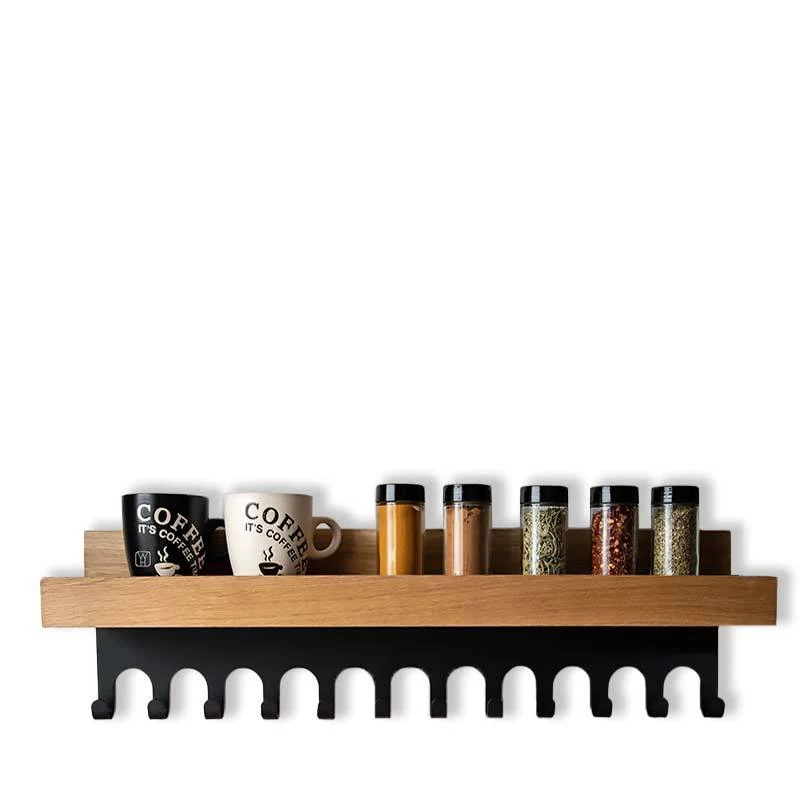 Étagère à épices moderne en bois