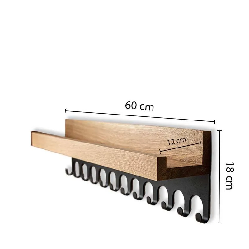 Étagère à épices moderne en bois