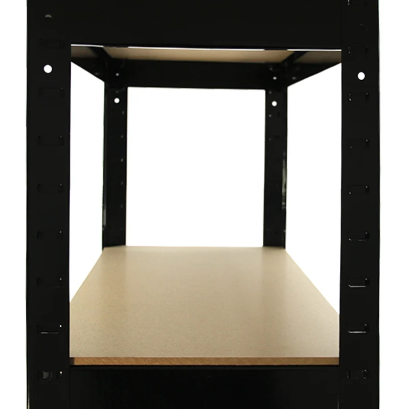 Monster Racking - 4 Rayonnages T-Rax en Acier Noir 75cm x 30cm x 150cm