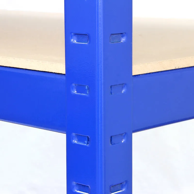 Monster Racking - 9 Rayonnages T-Rax en Acier Bleu 120cm x 60cm x 180cm
