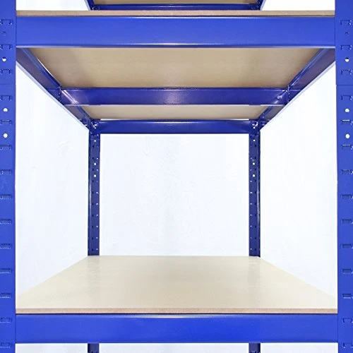 Monster Racking - 3 Rayonnages T-Rax en Acier Bleu 120cm x 60cm x 180cm
