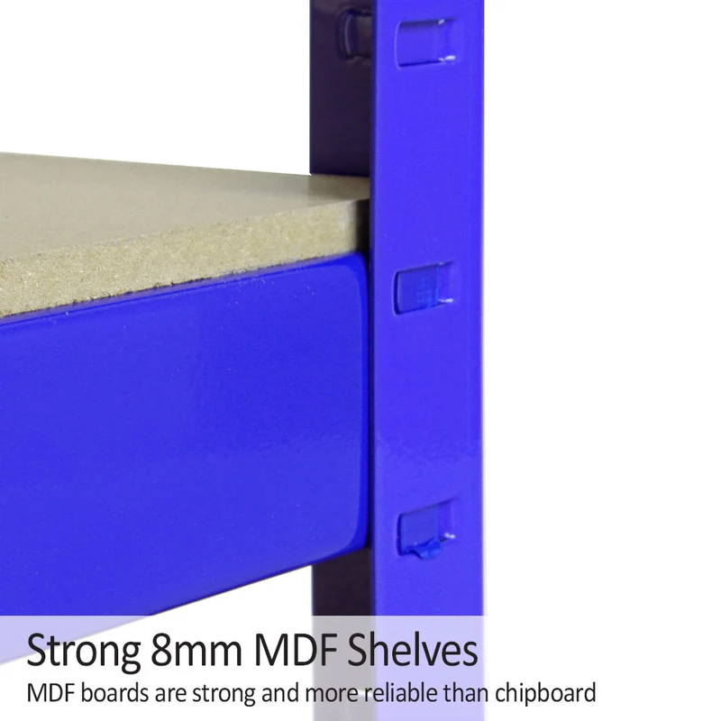 Monster Racking - 1 Rayonnage T-Rax en Acier Bleu 120cm x 45cm x 180cm