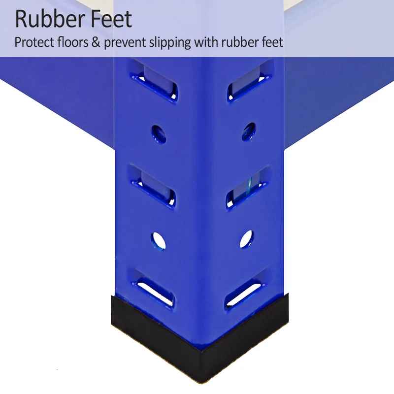 Monster Racking - 1 Rayonnage T-Rax en Acier Bleu 120cm x 45cm x 180cm