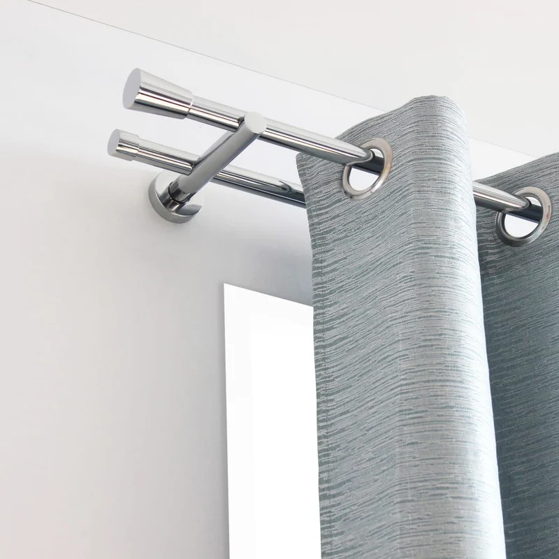 OPEN DOUBLE SUPPORTS VIC METAL CHROME 50/135MM D20