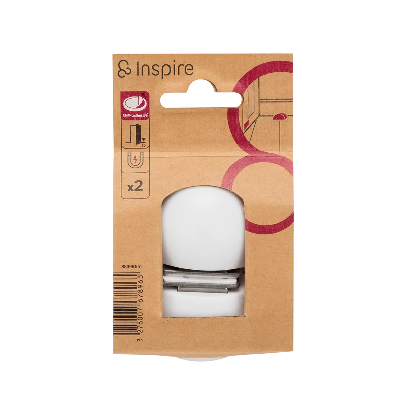 MAGNETIC DOORSTOP WITH ADHESIVE FASTENER