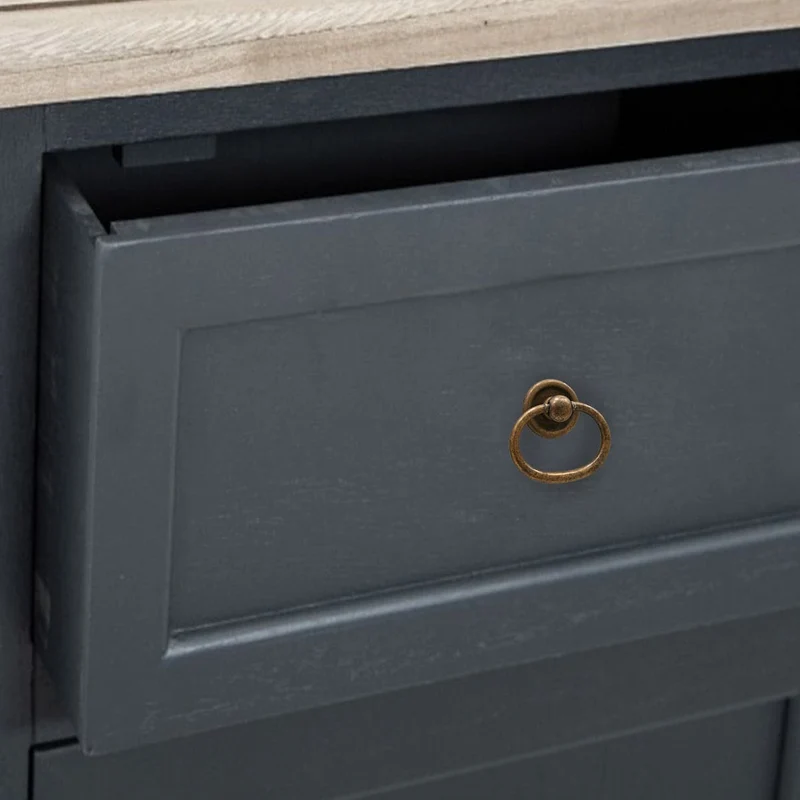 2 KNOBS 44X42MM ZAMAK BRONZE
