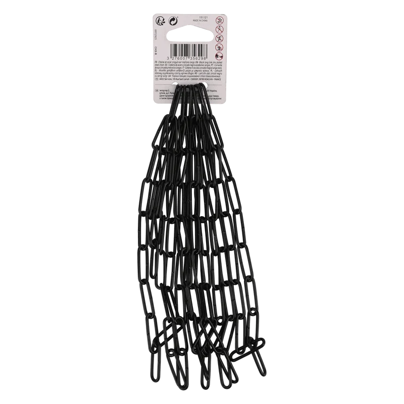 LONG LINK CHAIN AC ZN BLACK D2MM 2.5M