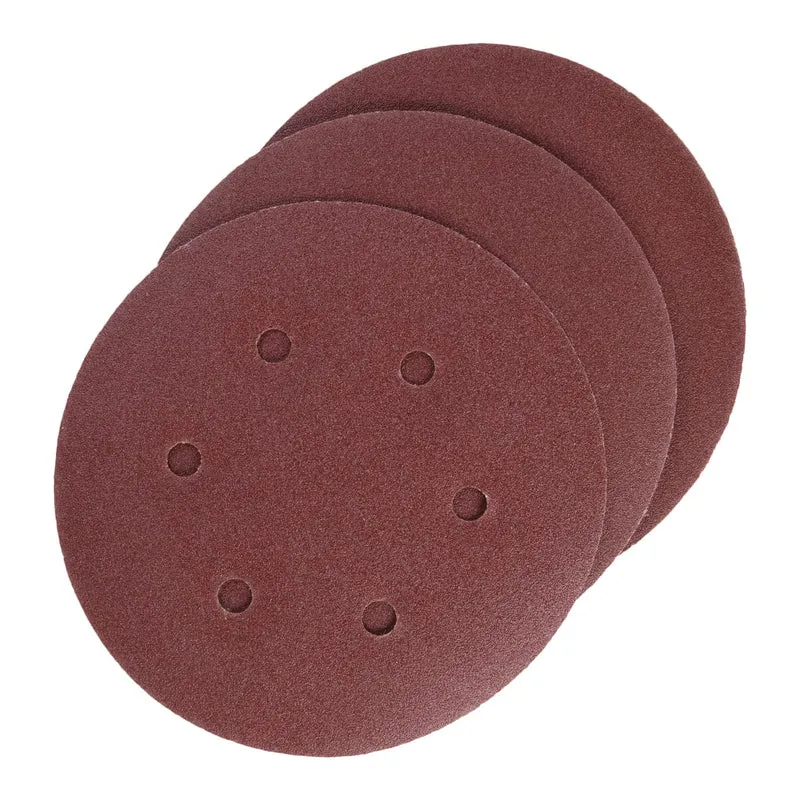 ABRASIVE FOR DEXTER RANDOM ORBITAL WOOD SANDER 125MM PERFORATED GRIT 180,5 PIECES