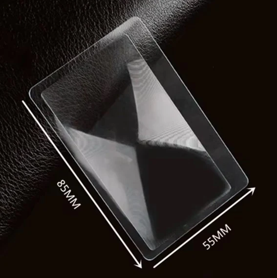 Loupe de lecture transparent