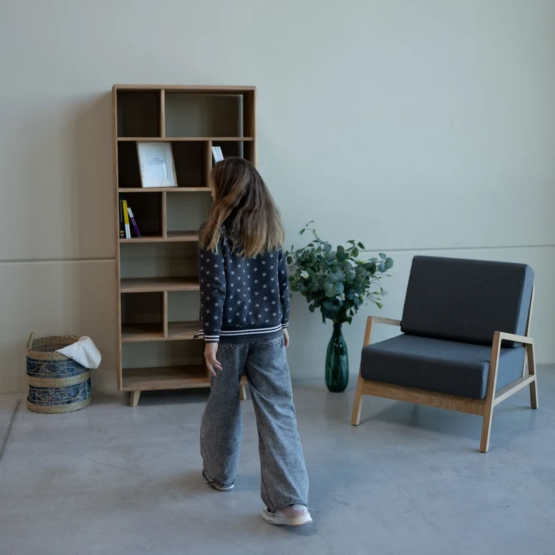 Bibliothèque en bois massif SWEDEN 1 | NordicStory